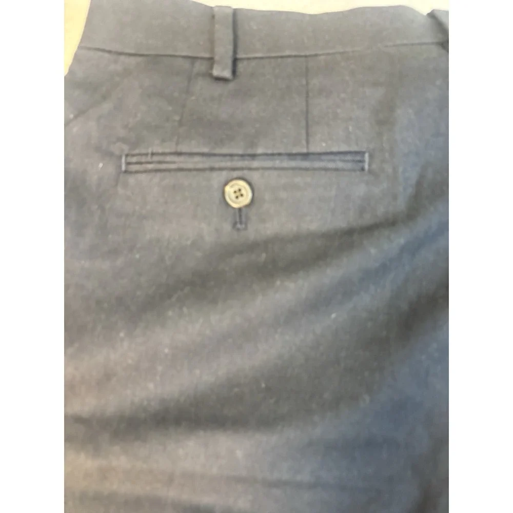 Lauren Ralph Lauren Pants 38x31 Navy Wool Trousers Preppy Flat Front Business